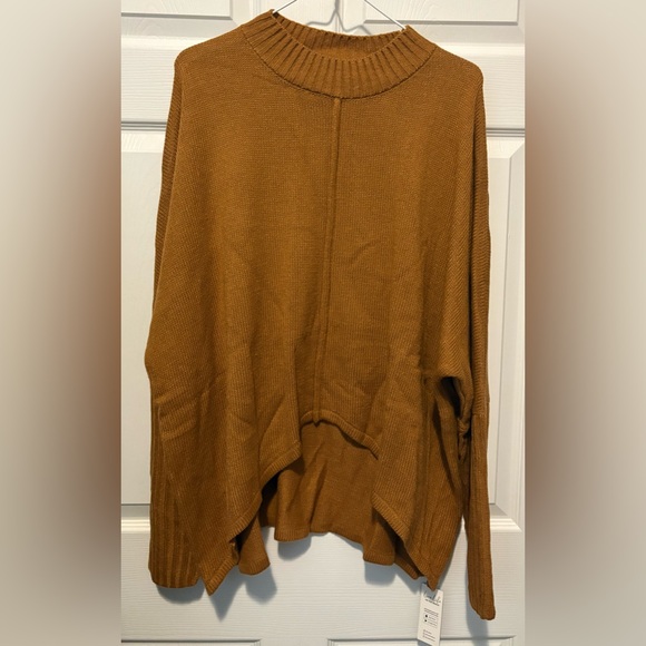 Cupshe Sweaters - Cupshe Women's Cowl Neck Sweater in Warm Brown